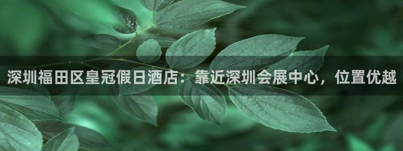 手机怎样下载果博：深圳福田区皇冠假日酒店：靠近深圳会展中心，位置优越