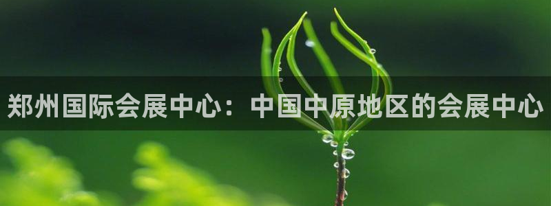果博平台客服电话：郑州国际会展中心：中国中原地区的会展中心