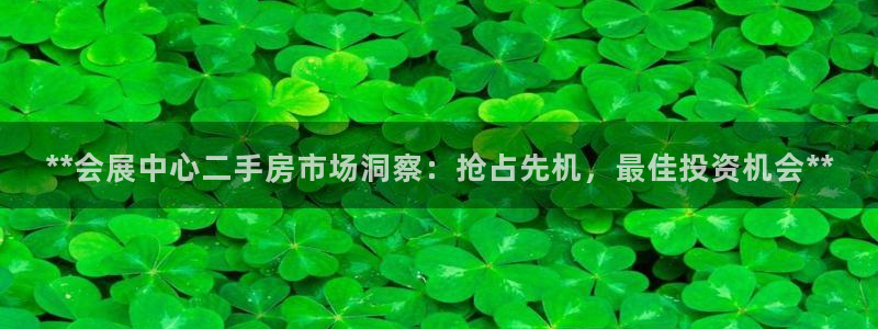 果博有假吗：**会展中心二手房市场洞察：抢占先机，最佳投资机会**