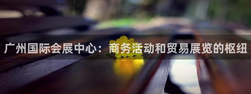 果博电话：广州国际会展中心：商务活动和贸
